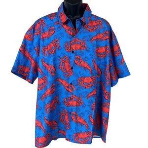 HarDaddy Party Foodie Seafood Lobster Crab Hawaiian Shirt